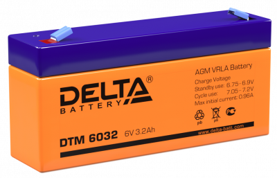 Delta DTM 6032 Аккумулятор